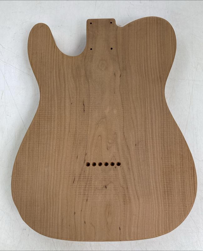 Body Erle, europ., 1-tlg., Caramel, Telecaster Einzelstück #004